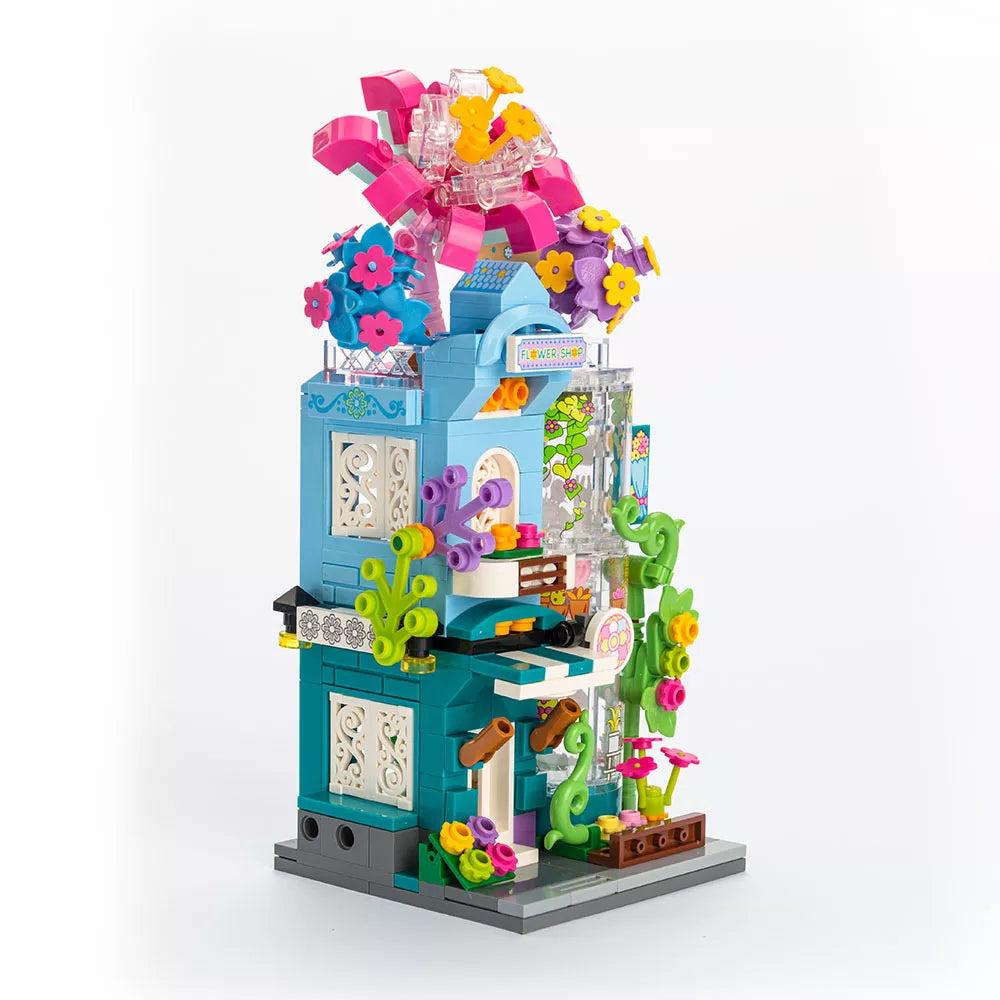 Keeppley City Corner: Flower House Building Block Set