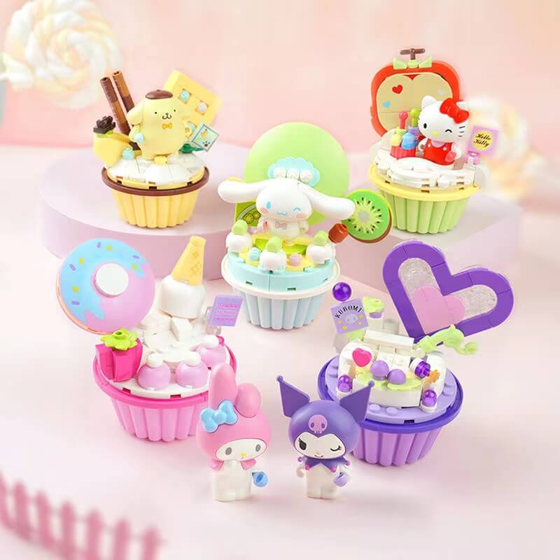 Keeppley X Sanrio Charaktere-Bausteinset: Cupcakes 