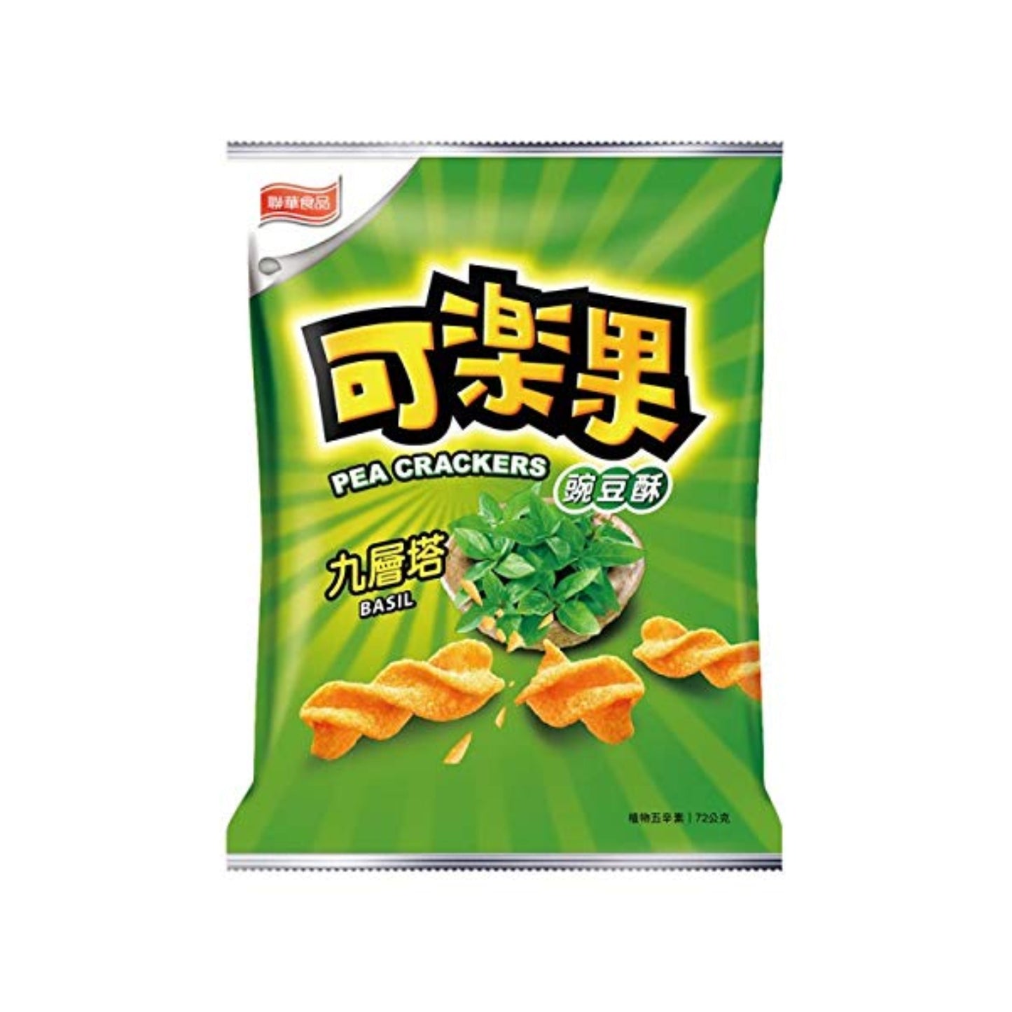 Koloko Pea Crackers Basil Flavor (Taiwan)