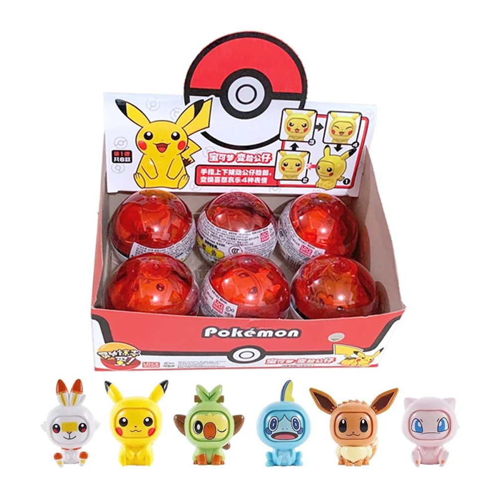 LingDong: Pokemon Face Off Figures 1st Batch - 1 Blind Pokeball Capsule