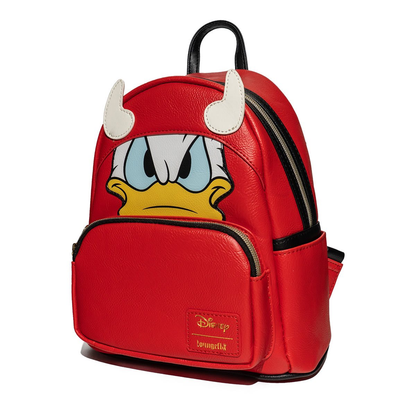 Loungefly: Disney - Devil Donald Duck Cosplay Mini Backpack Entertainment Earth Exclusive