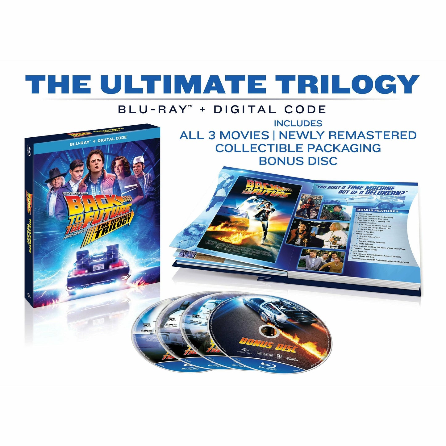 Back to the Future: The Ultimate Trilogy (Blu-ray™ + Digital Code) [2020]