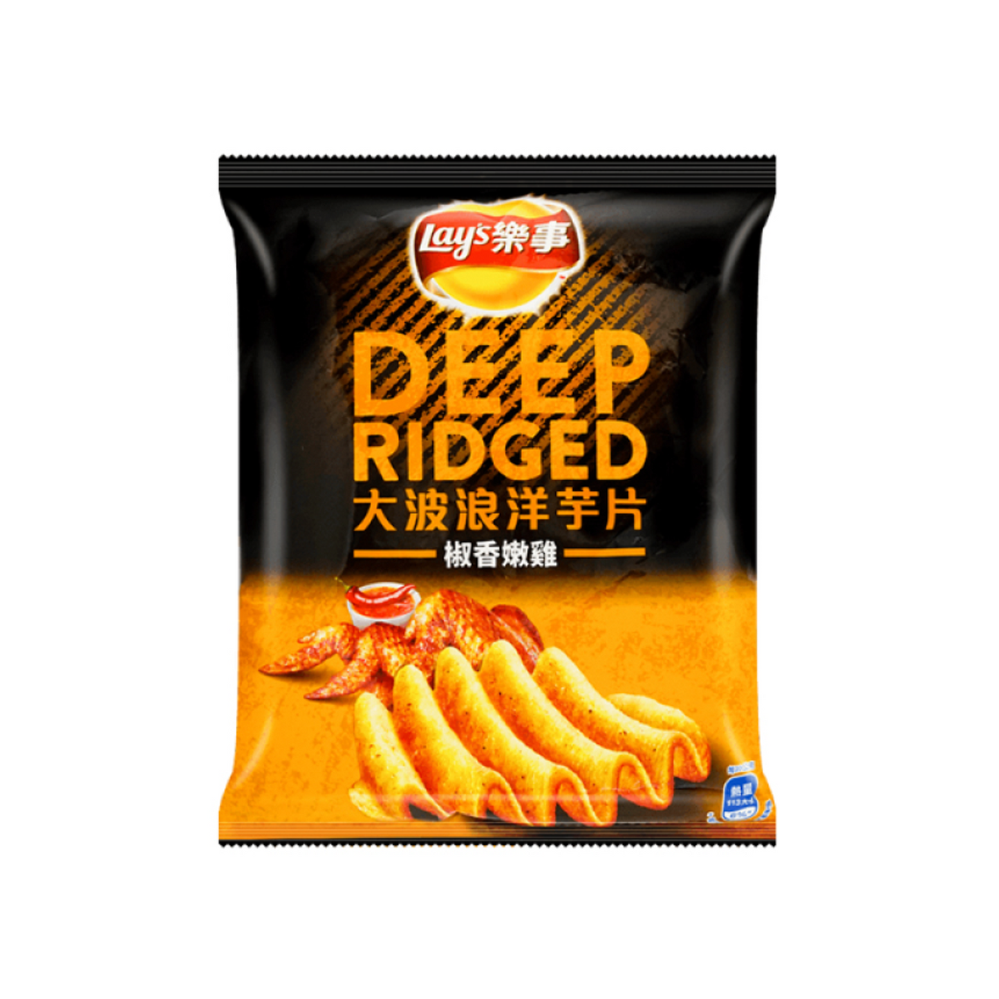 Lays Deep Ridged Pepper Chicken (China)