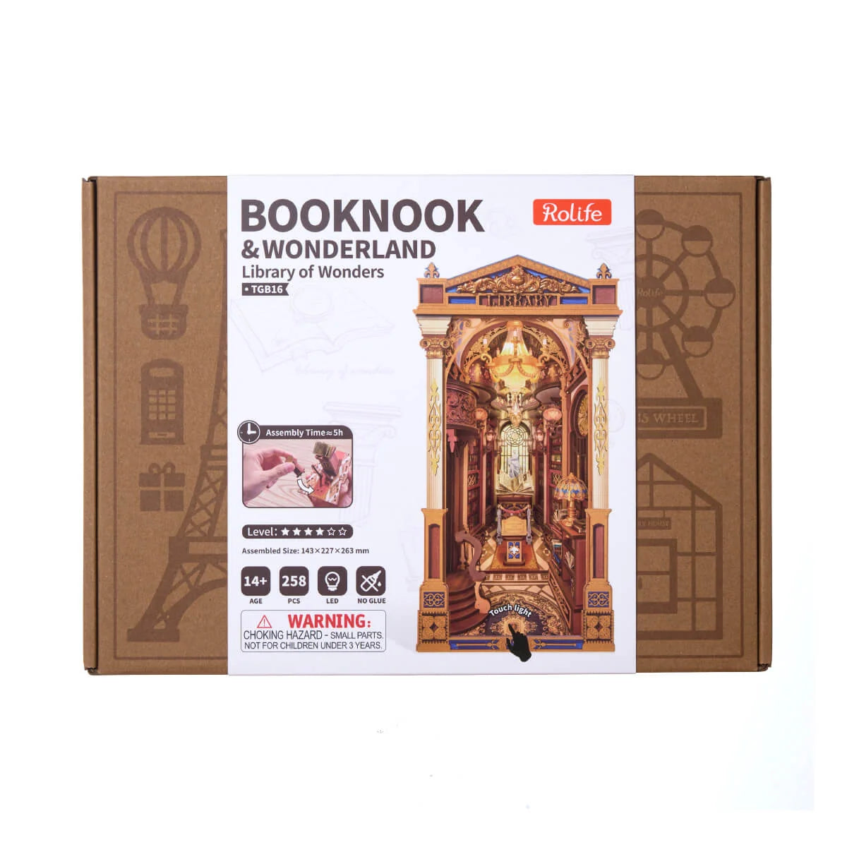 Rolife Library of Wonders DIY Book Nook