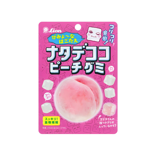 Lion Nata De Coco Peach Gummy (Japan)