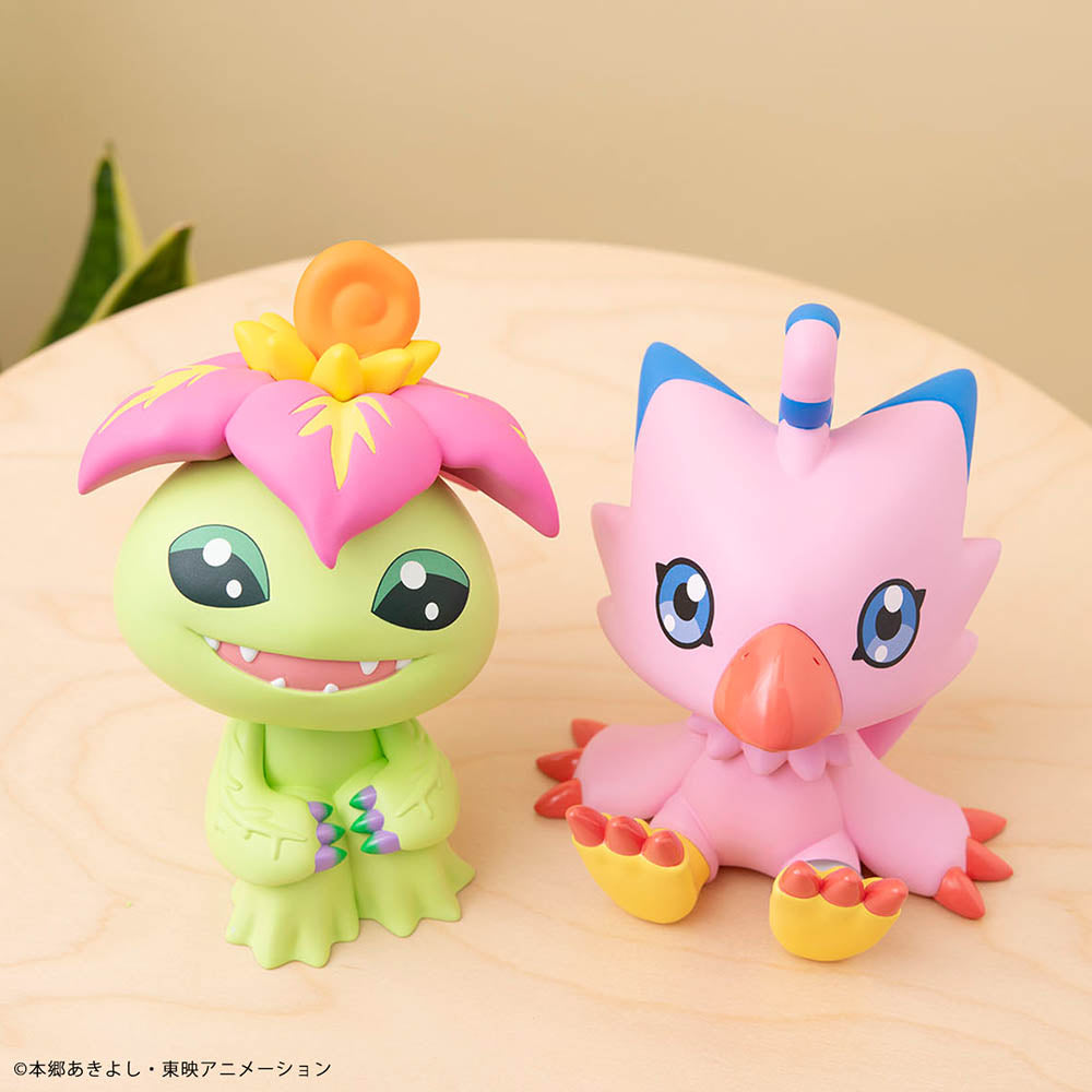 Digimon Adventure - Tentomon & Palmon Look Up Figure Set (With Gift)