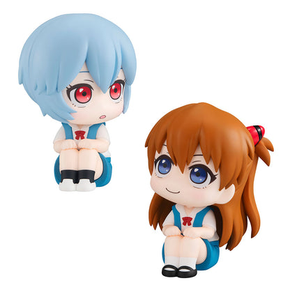 Evangelion: 3.0+1.0 Thrice Upon a Time - Rei Ayanami & Shikinami Asuka Langley Look Up Series Figure Set (With Gift)