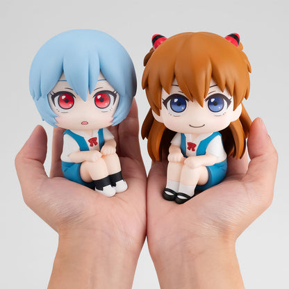 Evangelion: 3.0+1.0 Thrice Upon a Time - Rei Ayanami & Shikinami Asuka Langley Look Up Series Figure Set (With Gift)