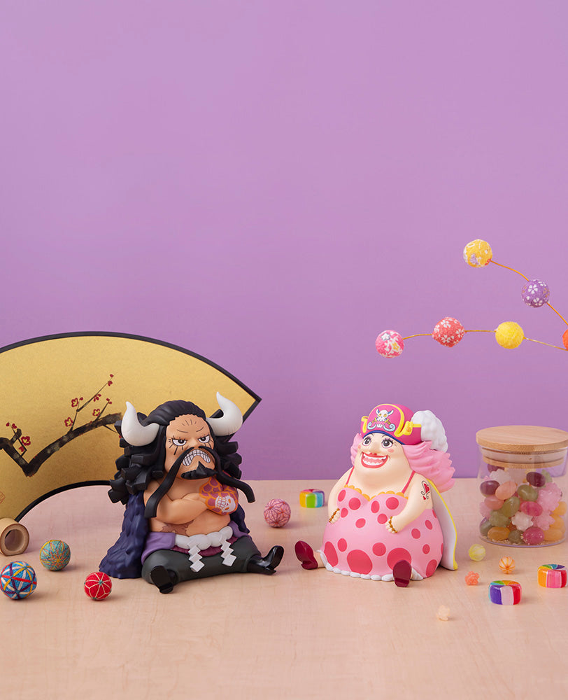 One Piece - Kaido the Beast & Big Mom Look Up Series Figure Set (With Gourd & Semla)