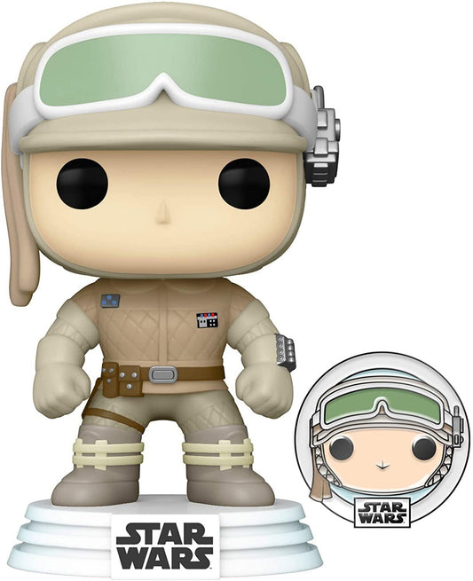 POP! Star Wars: 34 SW, Luke Skywalker (Hoth) with Pin Exclusive
