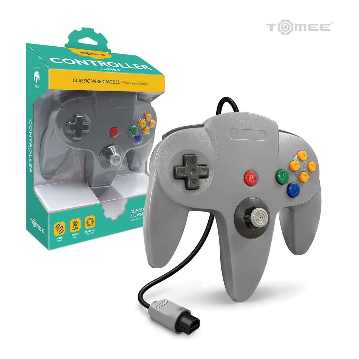 Wired Controller Compatible With N64 by Tomee