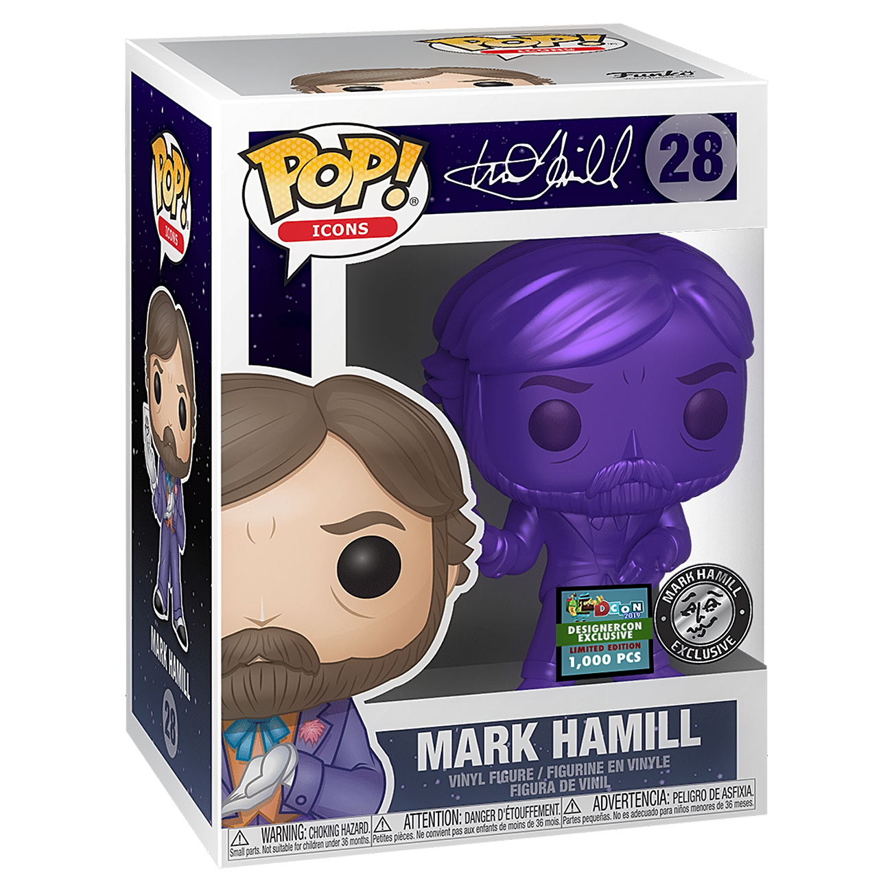 POP! Icons: 28 Mark Hamill, Mark Hamill (PRL) (DesignerCon) (1,000 PCS)