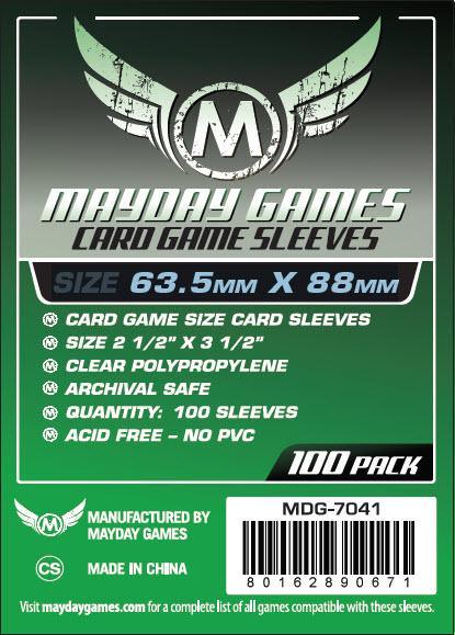 Mayday Games Standard Size Trading Card Sleeves 100-Count