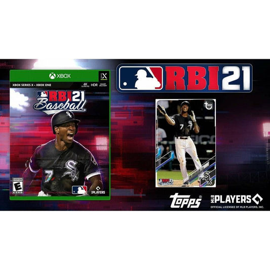 MLB RBI Baseball 21 with Bonus Topps Foil Card, Major League Baseball - Xbox One