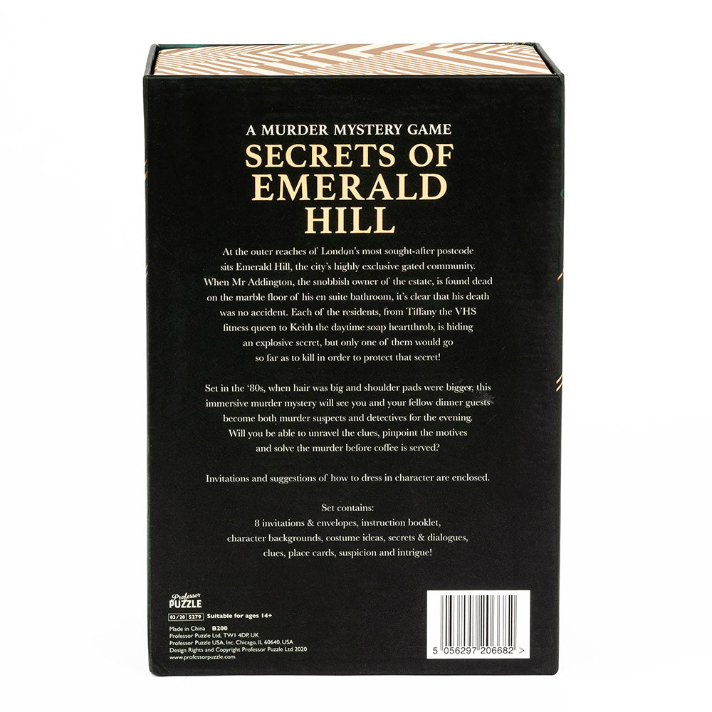 A Murder Mystery Game: Secrets of Emerald Hill