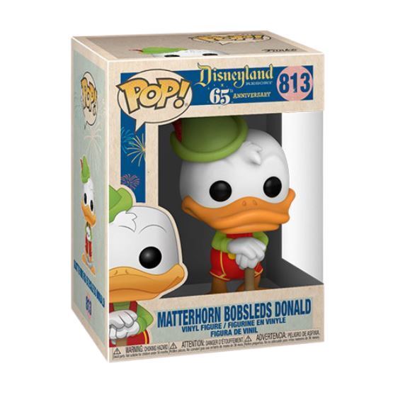POP! Disney: 813 Disneyland 65th, Matterhorn Bobsleds Donald