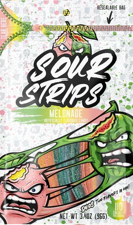 Sour Strips - Melonade - 3.5oz - Spain