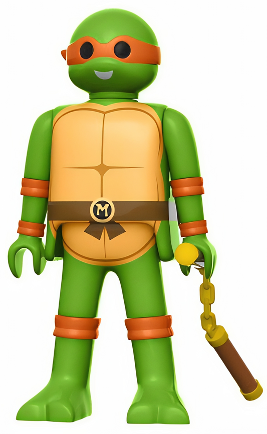 Funko x Playmobil: 11 TMNT, Michelangelo