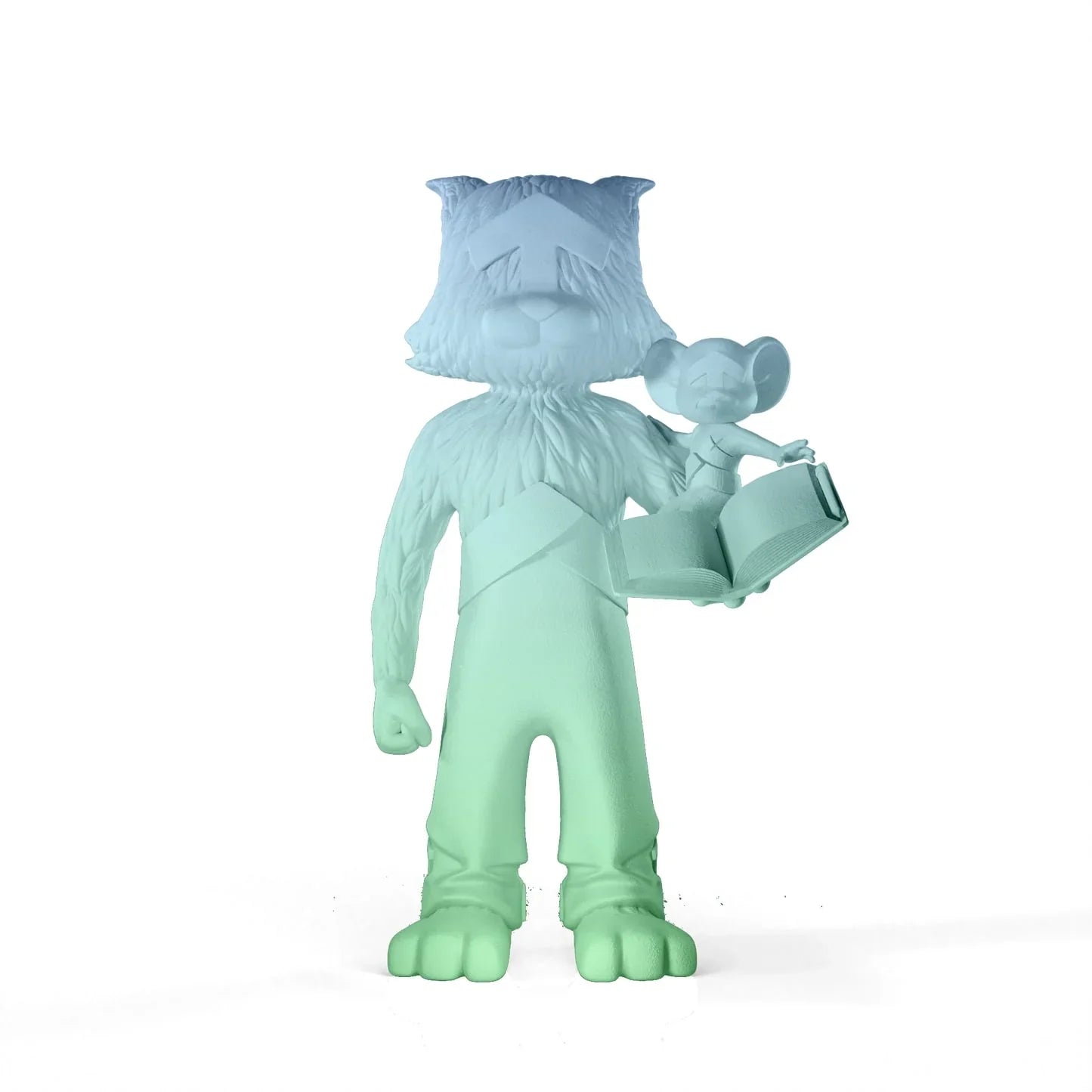 A JOMMENTARY Gradient vinyl figure by XXCRUE