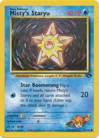 PCG: 092/132 Gym Challenge, Misty's Staryu