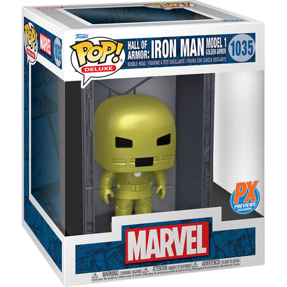 POP! Deluxe (Super): 1035 Hall of Armor, Iron Man Model 1 Exclusive