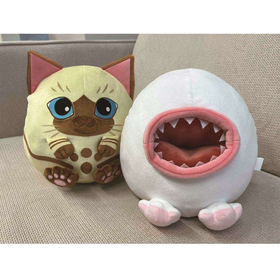 Monster Hunter Fluffy Eggshaped Plush Khezu