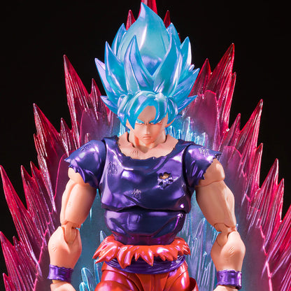 Bandai S.H. Figuarts Dragon Ball Super Son Goku SSB Kaioken Event Exclusive Action Figure