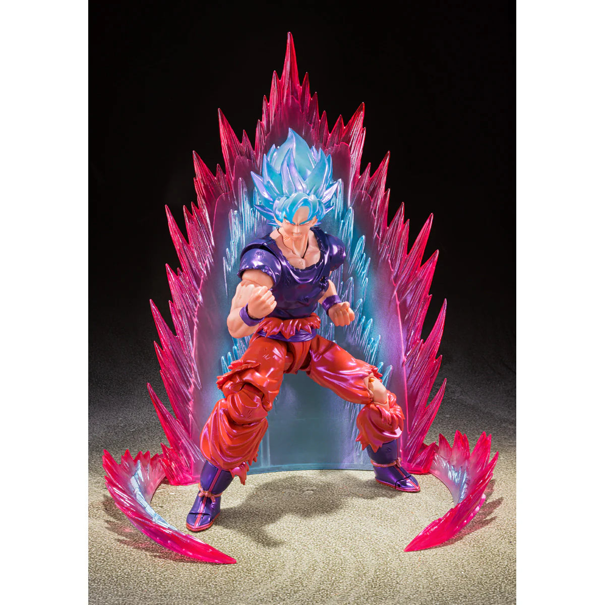 Bandai S.H. Figuarts Dragon Ball Super Son Goku SSB Kaioken Event Exclusive Action Figure