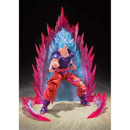 Bandai S.H. Figuarts Dragon Ball Super Son Goku SSB Kaioken Event Exclusive Action Figure