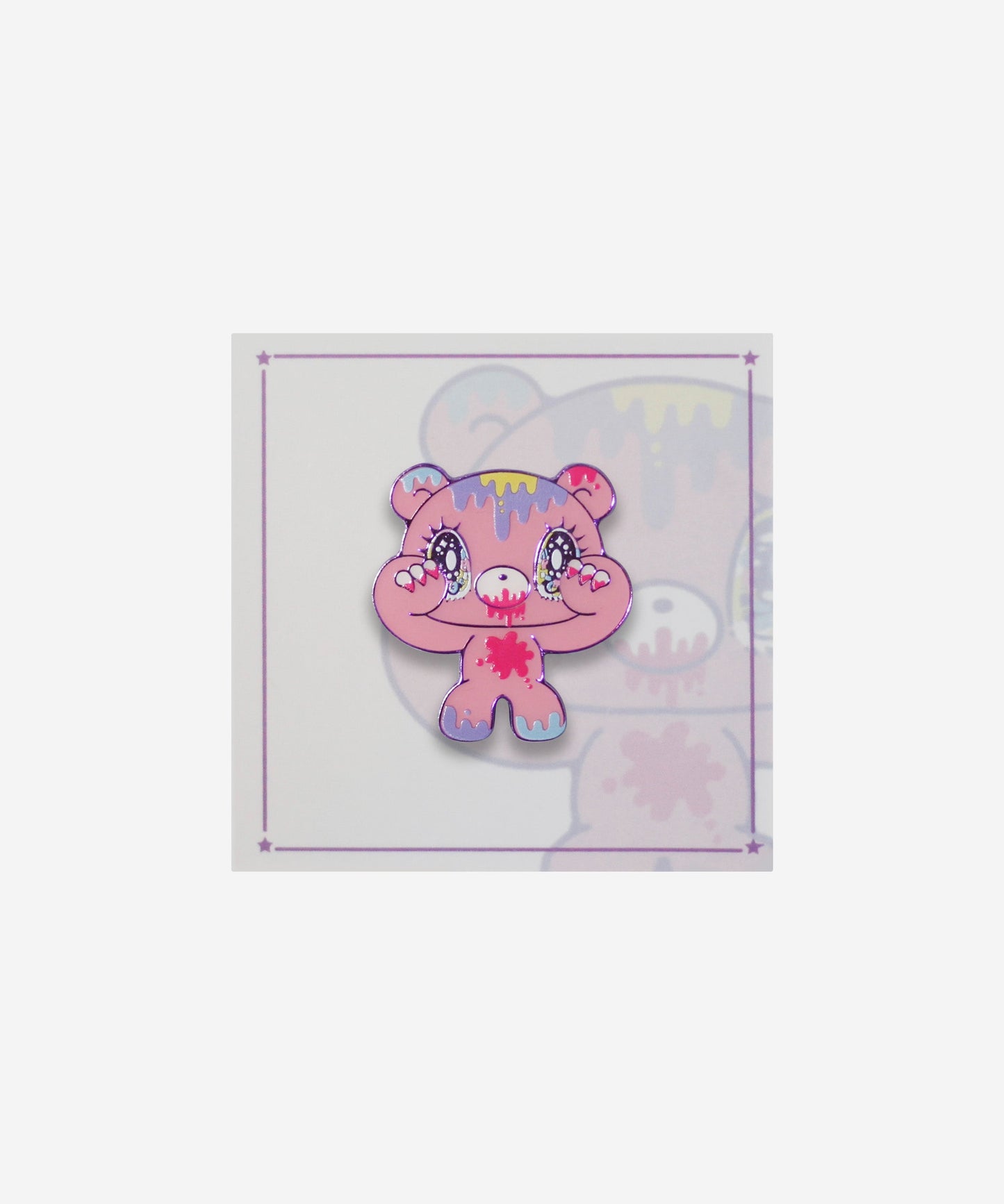 Standing Gloomy Bear Enamel Pin by Yurie Sekiya