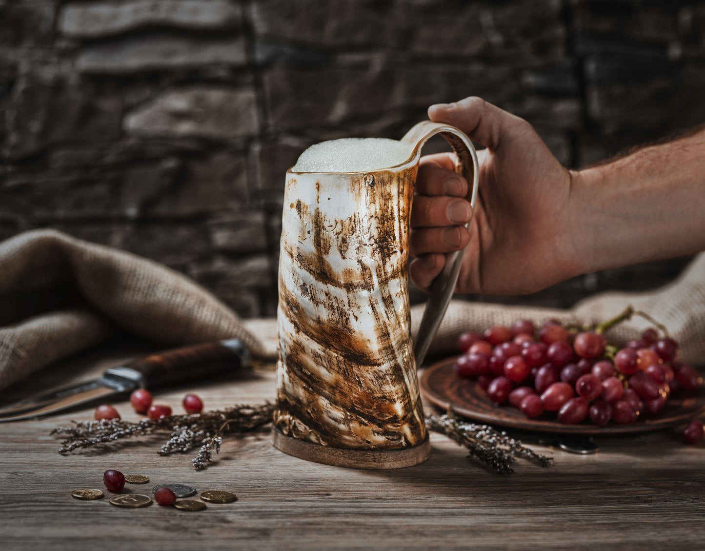 Horn Tankard Mug