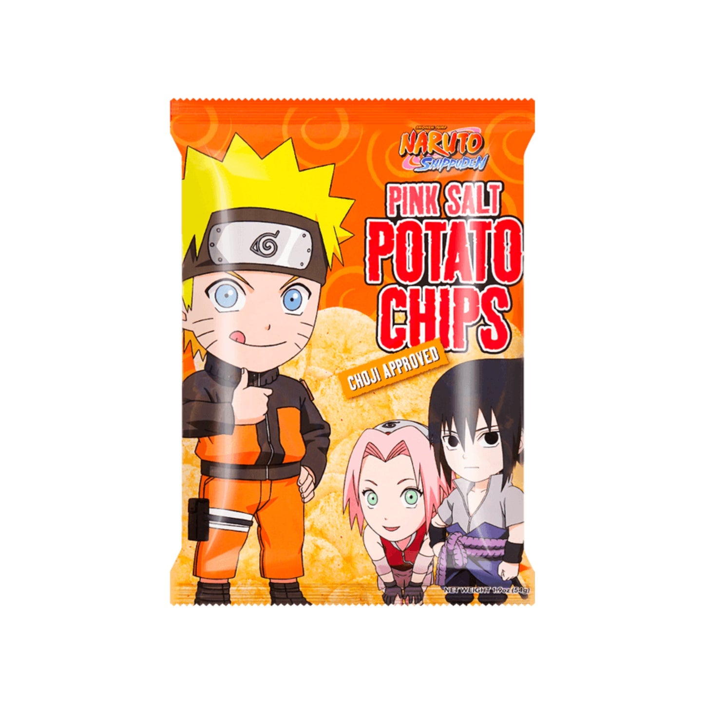 Naruto Shippuden Pink Salt Potato Chips (Japan)