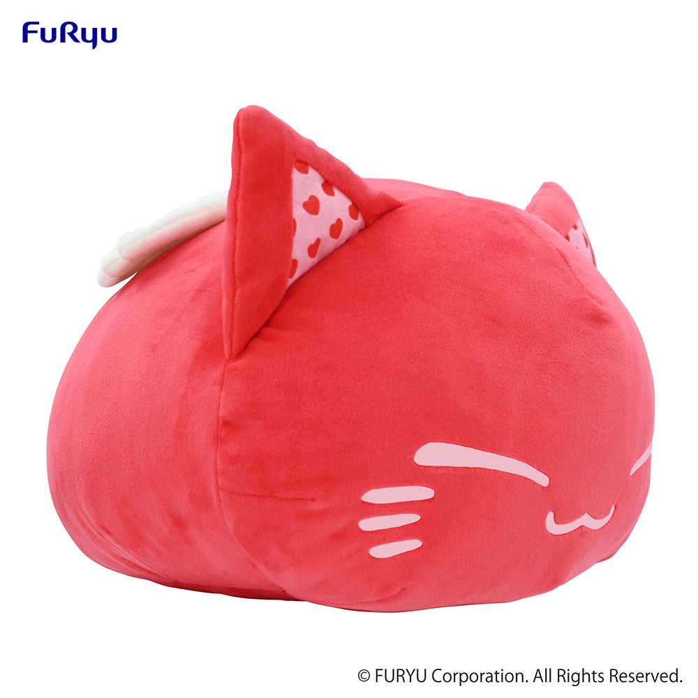 Nemuneko Cat Cupid Big Plush Toy -Red-