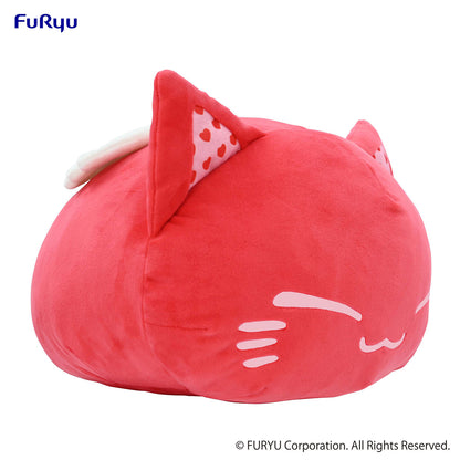 Nemuneko Cat Cupid Big Plush Toy -Red-