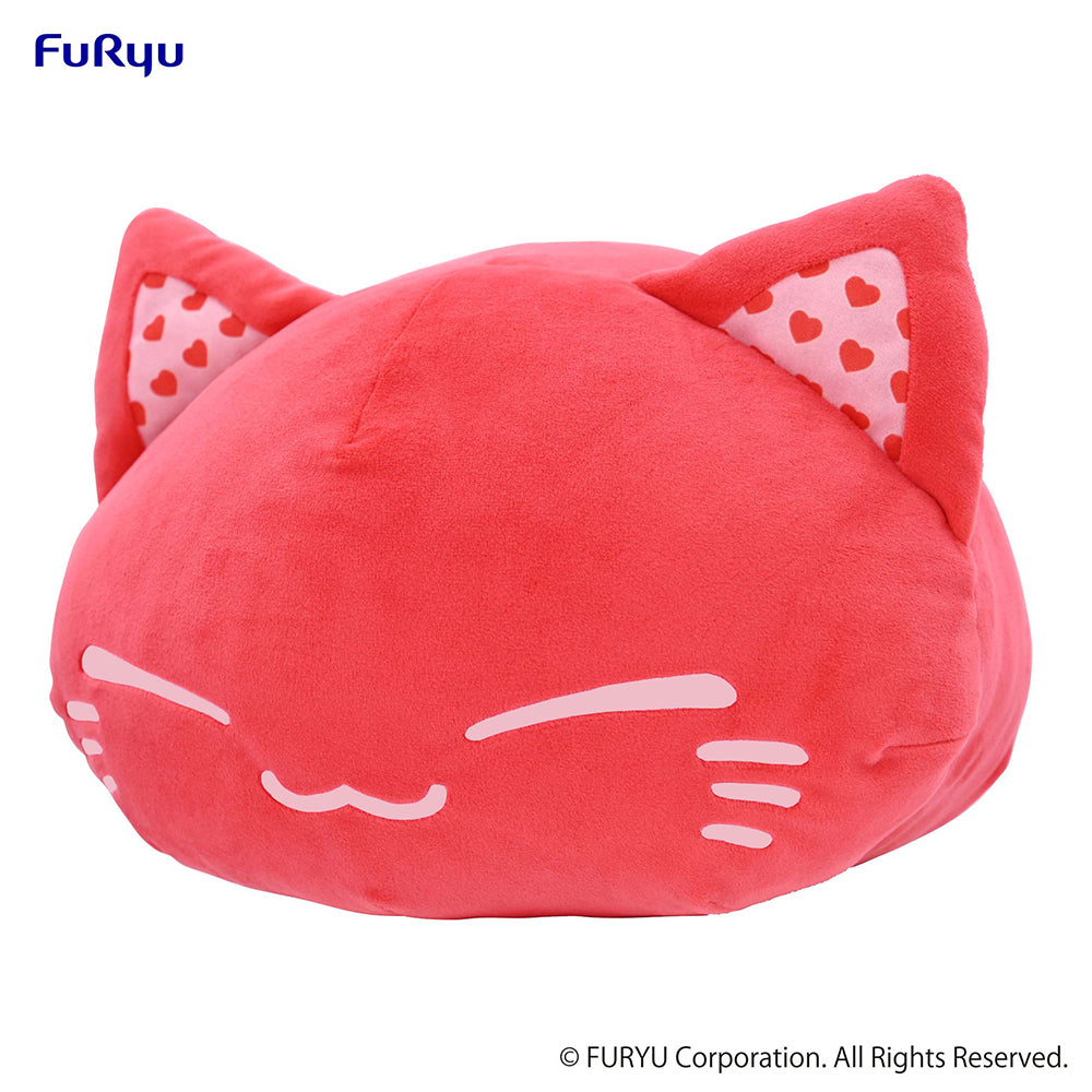 Nemuneko Cat Cupid Big Plush Toy -Red-