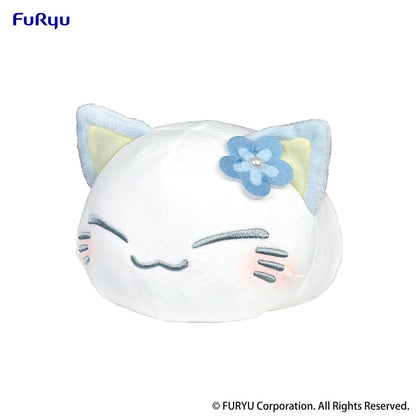 Nemuneko Cat Pastel Color Plush Toy -Blue-