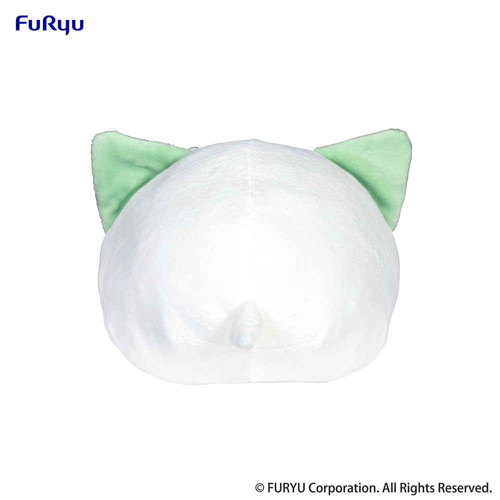 Nemuneko Cat Pastel Color Plush Toy -Green-