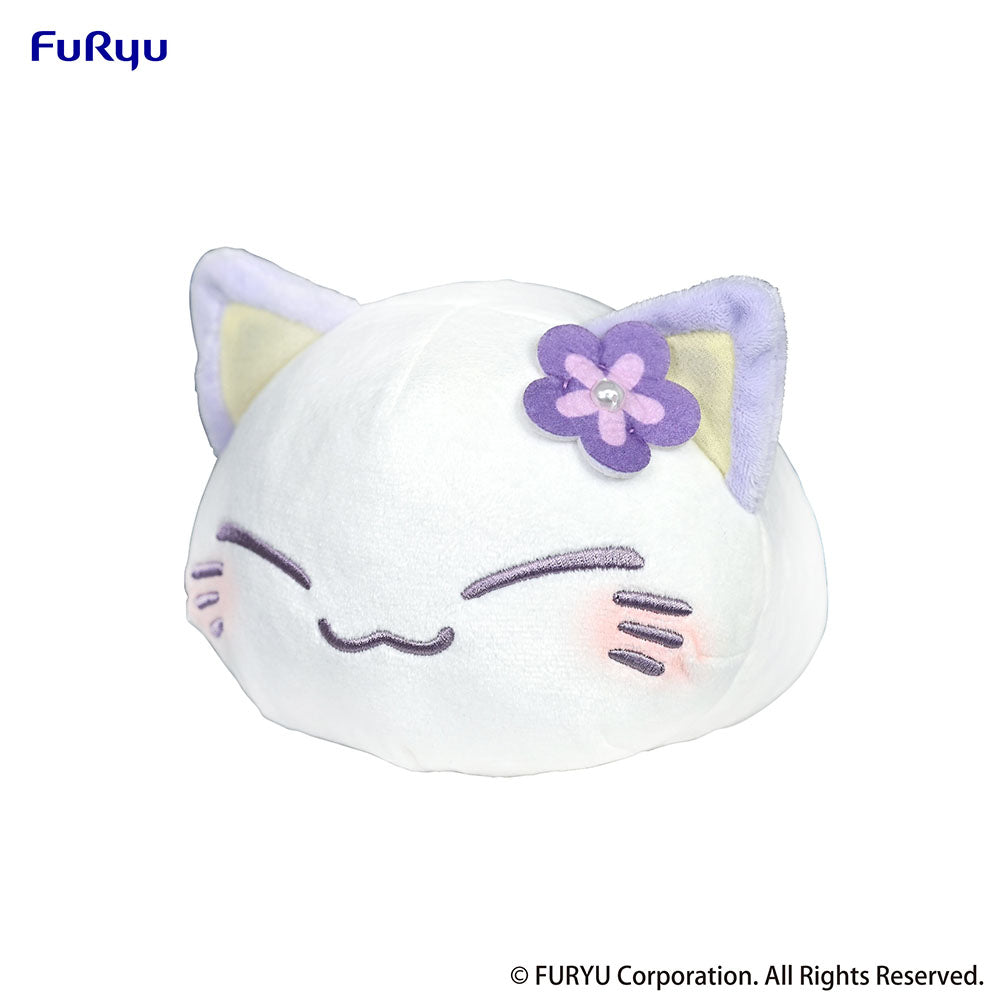 Nemuneko Cat Pastel Color Plush Toy -Purple-