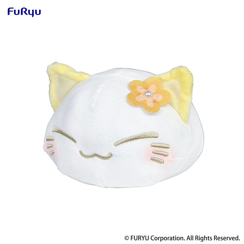 Nemuneko Cat Pastel Color Plush Toy -Yellow-