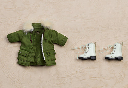 Nendoroid Doll Warm Clothing Set: Boots & Mod Coat (Khaki Green)