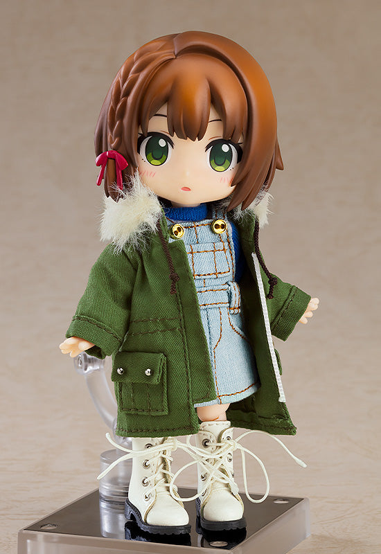 Nendoroid Doll Warm Clothing Set: Boots & Mod Coat (Khaki Green)