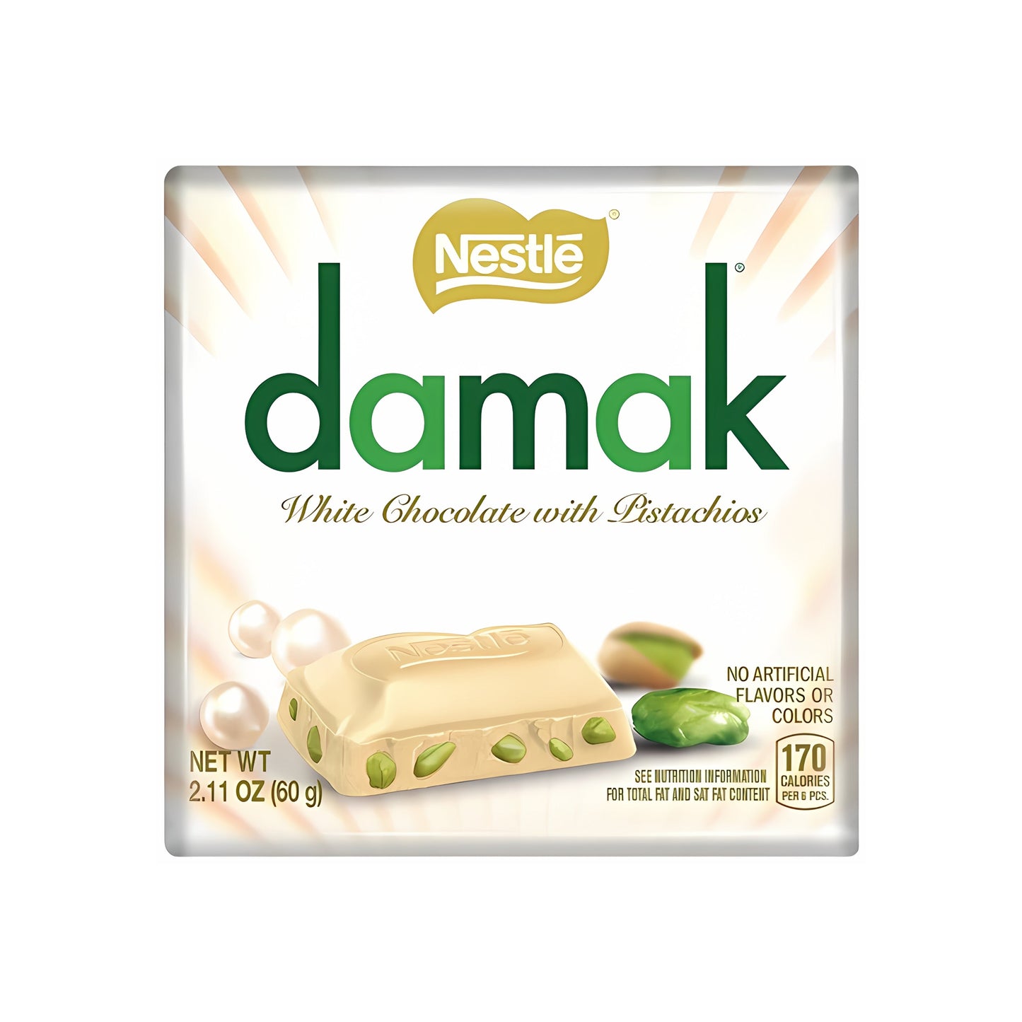 Nestle Damak White Chocolate w/ Pistachio (Turkey)