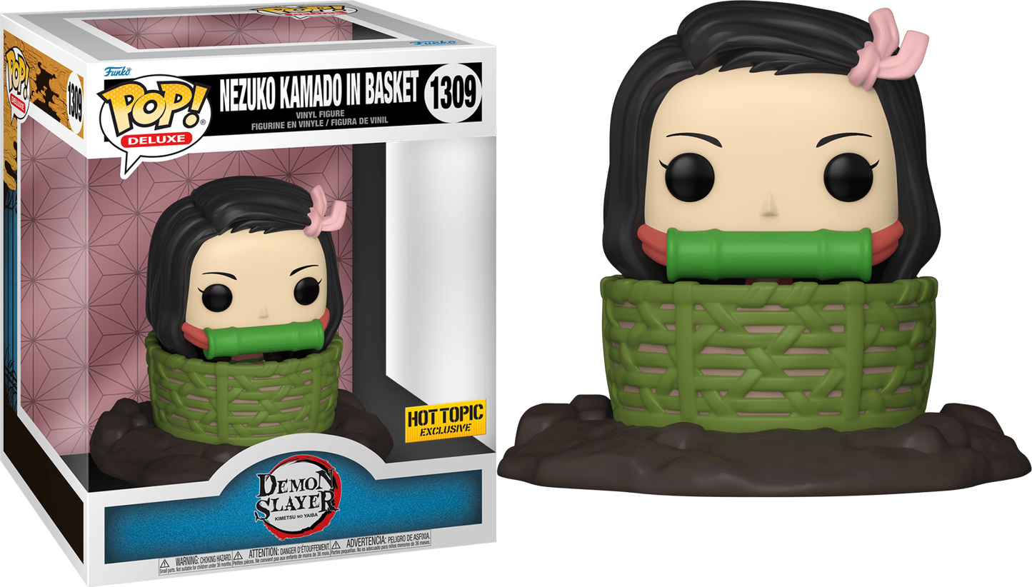 POP! Deluxe (Animation): 1309 Demon Slayer, Nezuko (Basket) Exclusive