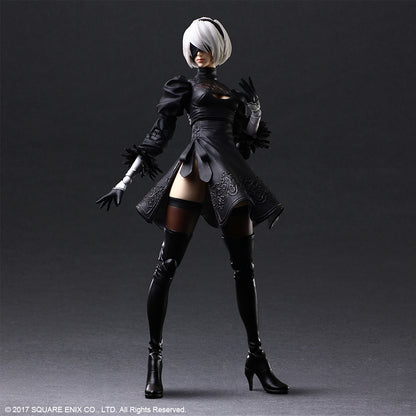 NieR:Automata® PLAY ARTS KAI™ Action Figure – 2B (YoRHa No. 2 Type B) DELUXE Ver. Figure
