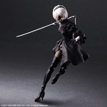 NieR:Automata® PLAY ARTS KAI™ Action Figure – 2B (YoRHa No. 2 Type B) DELUXE Ver. Figure