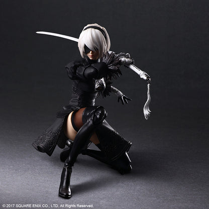 NieR:Automata® PLAY ARTS KAI™ Action Figure – 2B (YoRHa No. 2 Type B) DELUXE Ver. Figure