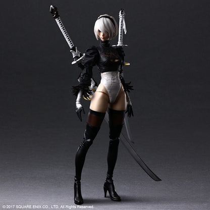 NieR:Automata® PLAY ARTS KAI™ Action Figure – 2B (YoRHa No. 2 Type B) DELUXE Ver. Figure