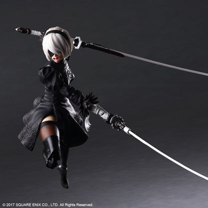 NieR:Automata® PLAY ARTS KAI™ Action Figure – 2B (YoRHa No. 2 Type B) DELUXE Ver. Figure
