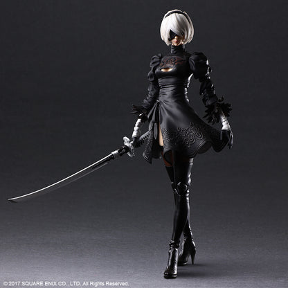 NieR:Automata® PLAY ARTS KAI™ Action Figure – 2B (YoRHa No. 2 Type B) DELUXE Ver. Figure