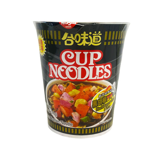 Nissin Cup Noodle Black Pepper Crab Flavor (Hong Kong)